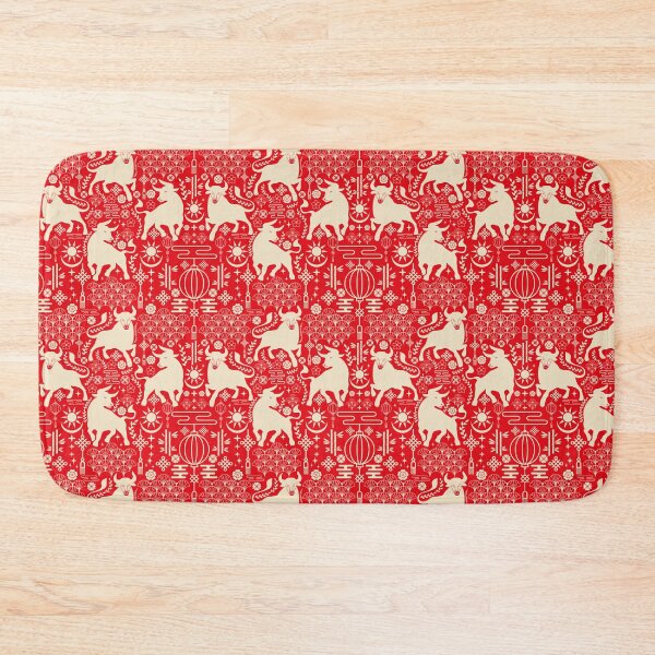 Item preview, Ox Deco Ornamental Red Pattern designed and sold by famenxt.
