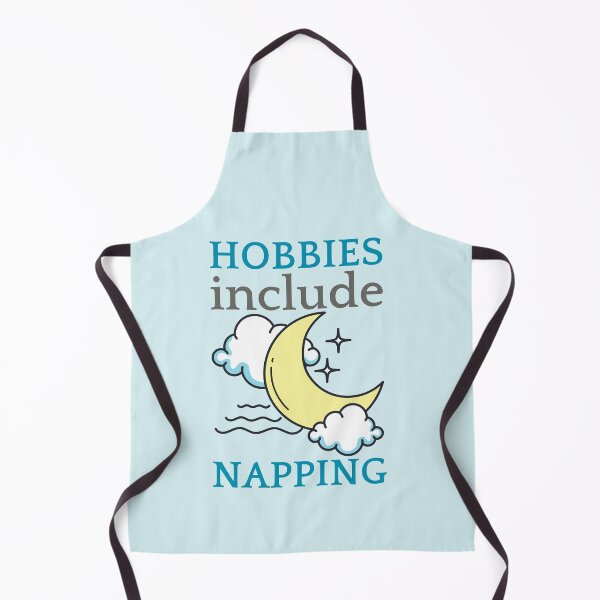 Item preview, Hobbies Include Napping Crescent Moon Design designed and sold by SweetAndSpice.