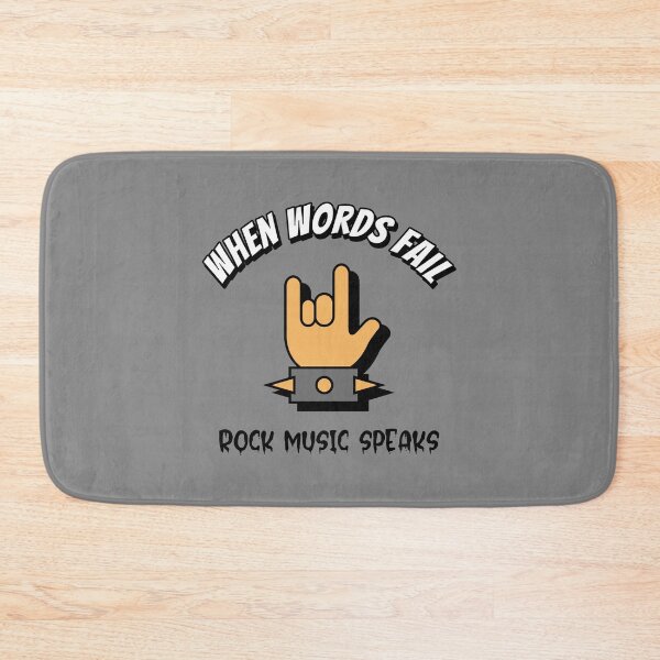 Item preview, When Words Fail Rock Music Speaks designed and sold by emm-j.