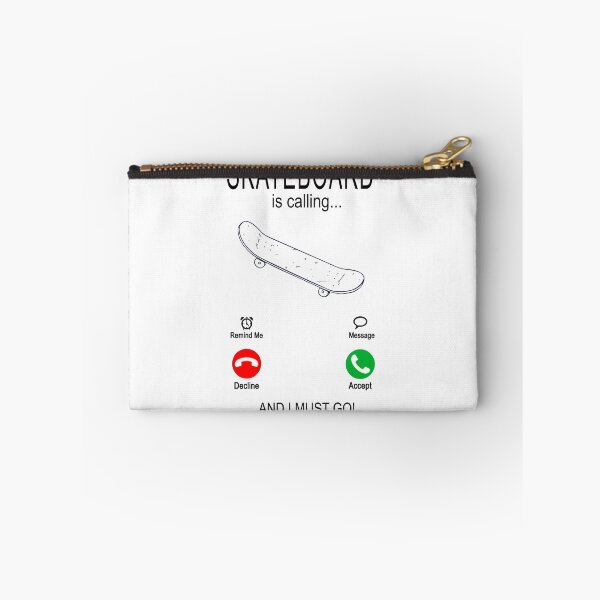 Item preview, Skateboard is calling - Skater Skateboarding Shirt black designed and sold by dJ-Design.