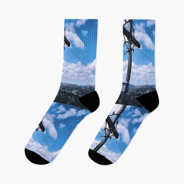 Item preview, Mountain cross - blue designed and sold by WalderDesign.