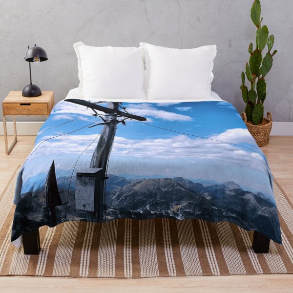Item preview, Mountain cross - blue designed and sold by WalderDesign.