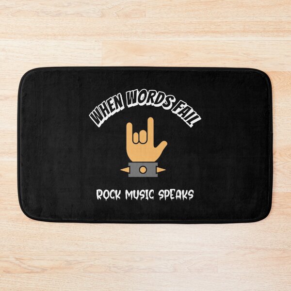 Item preview, When Words Fail Rock Music Speaks designed and sold by emm-j.