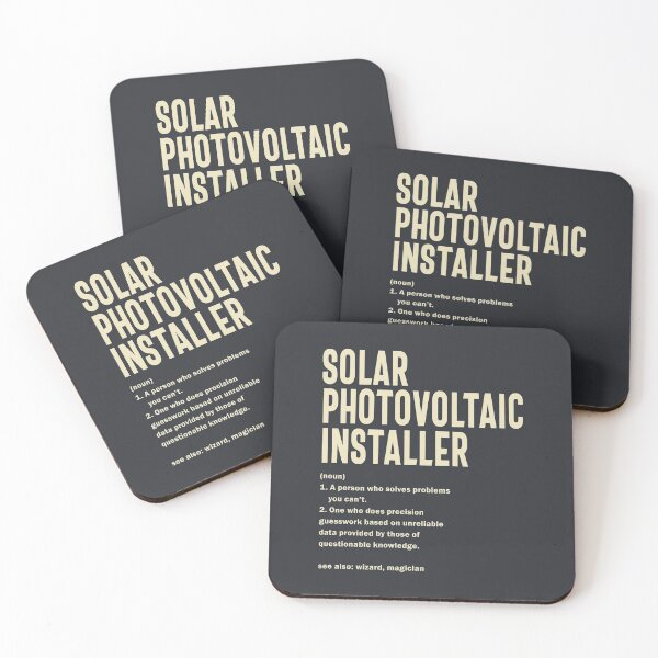 Item preview, Solar Photovoltaic Installer Gift Funny Job Title Profession Birthday Idea designed and sold by cidolopez.