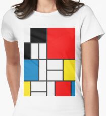 Mondrian Women's Fitted T-Shirt