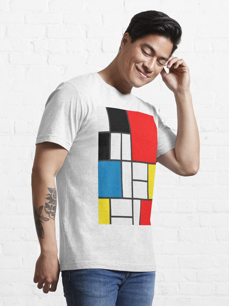 Mondrian Shirt Vintage : Linen Top, Piet Mondrian, Linen Blouse, Linen Tunic, Vintage Shirt