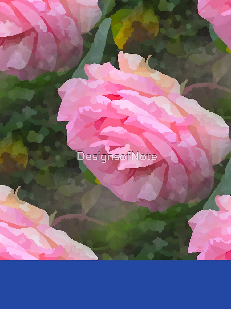 Thumbnail 6 of 6, Zipped Hoodie, Watercolour Style Pink Roses designed and sold by DesignsofNote.