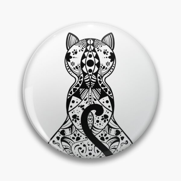 Item preview, Mandala cat designed and sold by Minimaodesign.