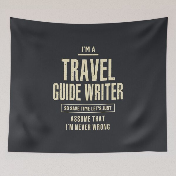 Item preview, Travel Guide Writer Gift Funny Job Title Profession Birthday Idea designed and sold by cidolopez.