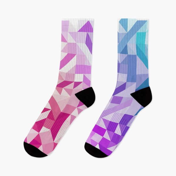 Item preview, Colorful Geometric Pattern Saturated Rainbow Pattern Design (Red Pink Purple Blue) designed and sold by AEJdesign.