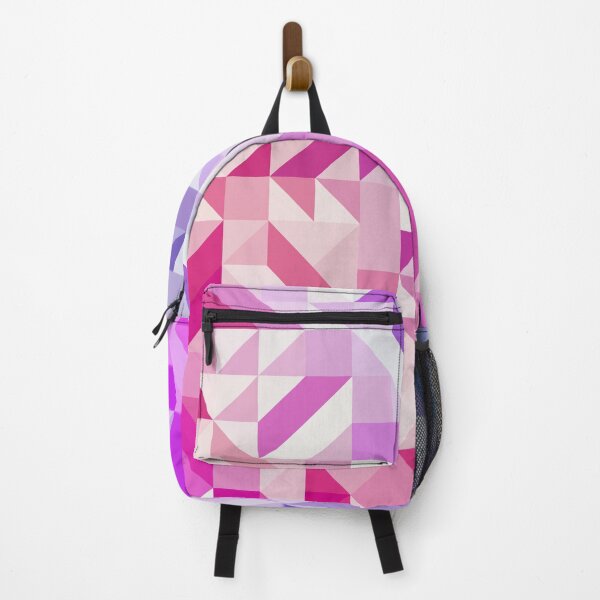 Item preview, Colorful Geometric Pattern Saturated Rainbow Pattern Design (Red Pink Purple Blue) designed and sold by AEJdesign.