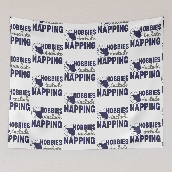 Item preview, Hobbies Include Napping Sheep Design designed and sold by SweetAndSpice.