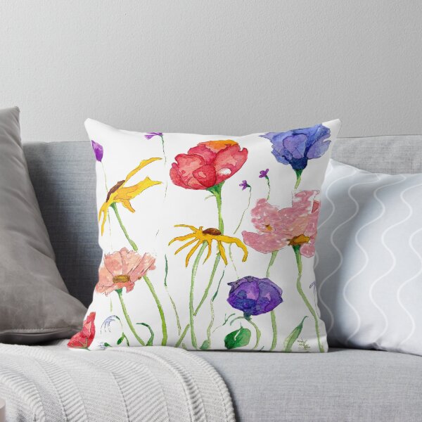 Item preview, Wild Flowers in Watercolour designed and sold by Julie Pickering.