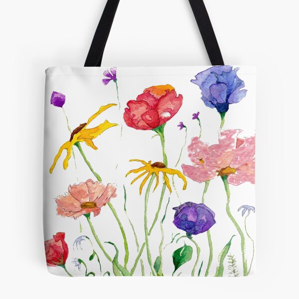 Item preview, Wild Flowers in Watercolour designed and sold by Julie Pickering.
