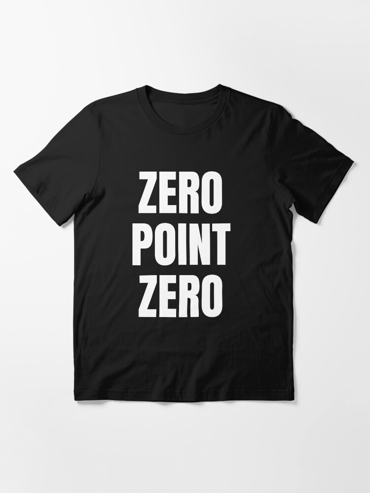 Zero point zero (patterned) good #tshirt