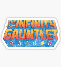 Infinity Gauntlet - Classic Title - Dirty Sticker