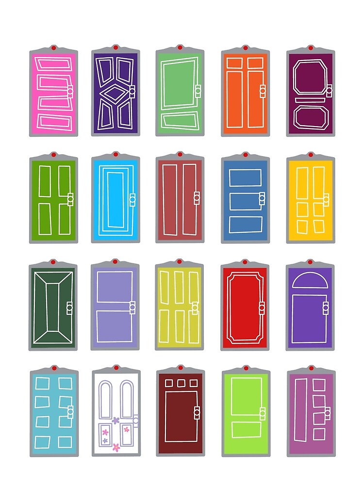 Monster Doors Postcard for Sale by Rachel Hope