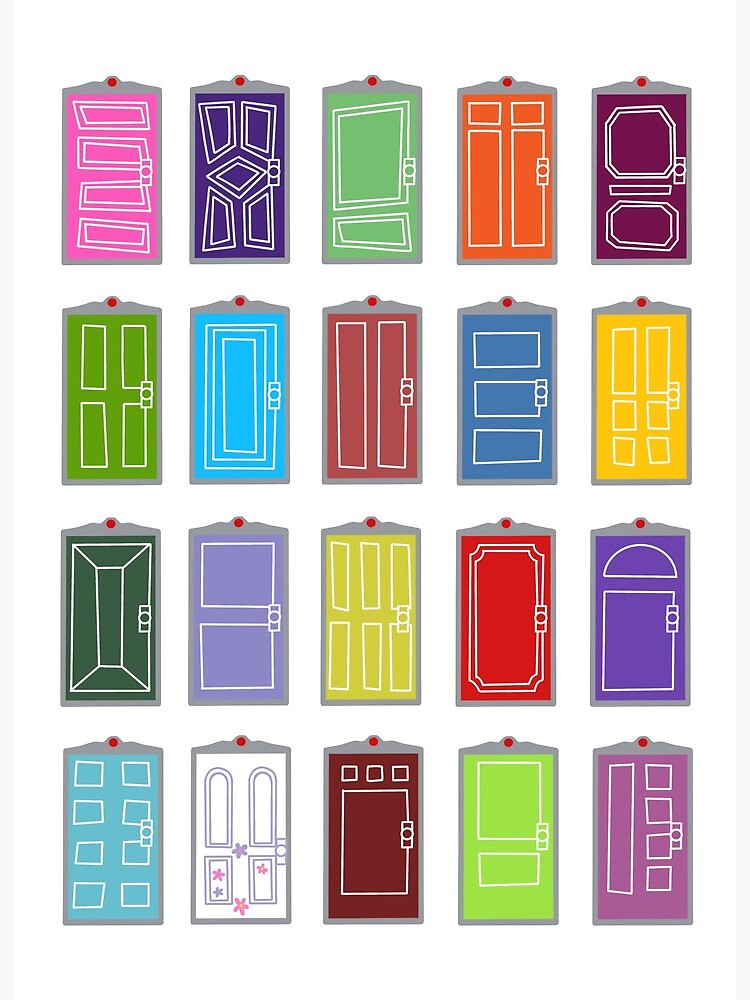 Monster Doors Art Board Print for Sale by Rachel Hope