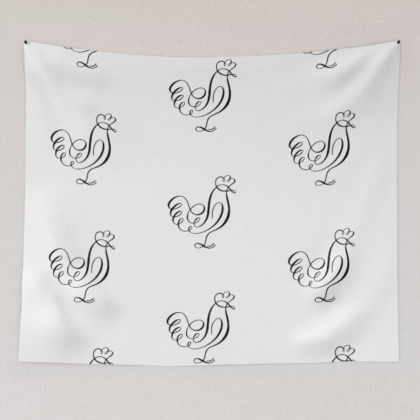 Item preview, Tattoo Style Flourish Rooster designed and sold by Pavnud.
