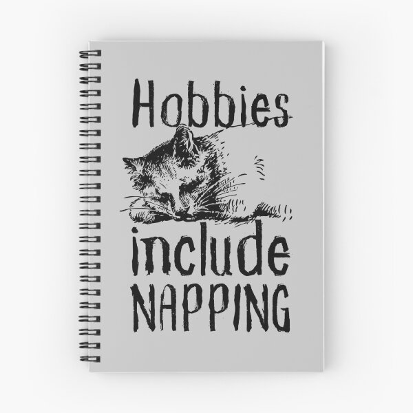 Item preview, Hobbies Include Napping Sleeping Cat Design designed and sold by SweetAndSpice.