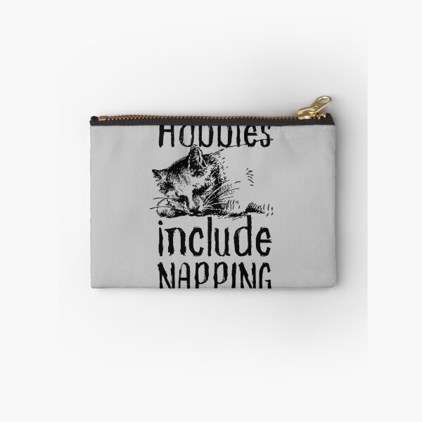 Item preview, Hobbies Include Napping Sleeping Cat Design designed and sold by SweetAndSpice.