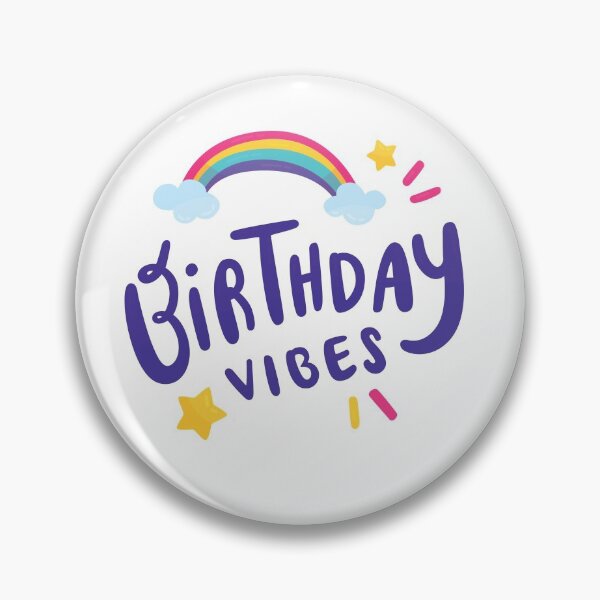 Item preview, Birthday Vibes - Rainbow Stars Design designed and sold by PuddleofStars.