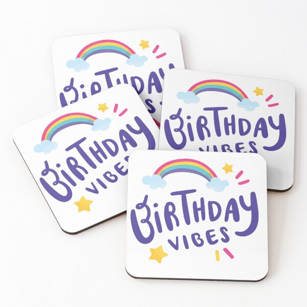 Item preview, Birthday Vibes - Rainbow Stars Design designed and sold by PuddleofStars.