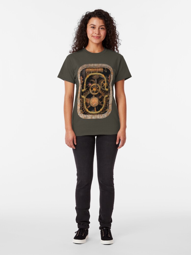 Alternate view of Infernal Steampunk Vintage Machine #1 Classic T-Shirt