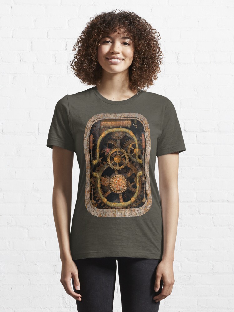 Alternate view of Infernal Steampunk Vintage Machine #1 Essential T-Shirt