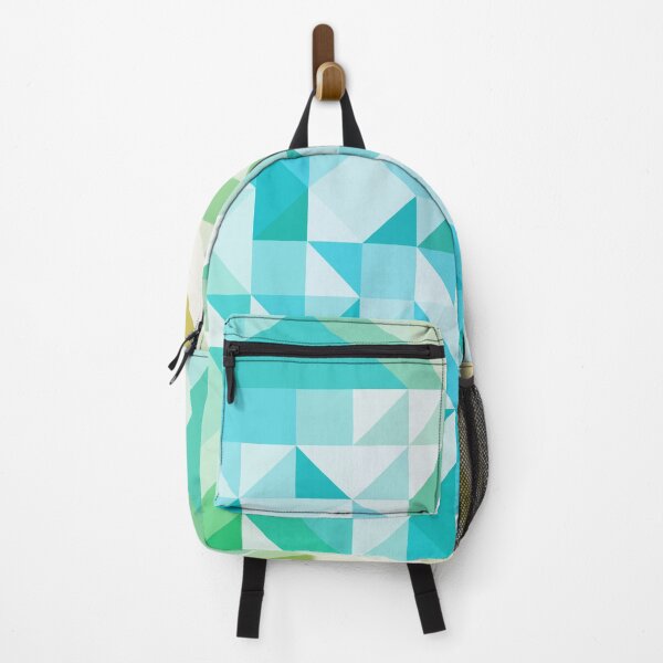 Item preview, Colorful Geometric Pattern Saturated Rainbow Pattern Design (Blue Aqua Yellow Orange Red) designed and sold by AEJdesign.