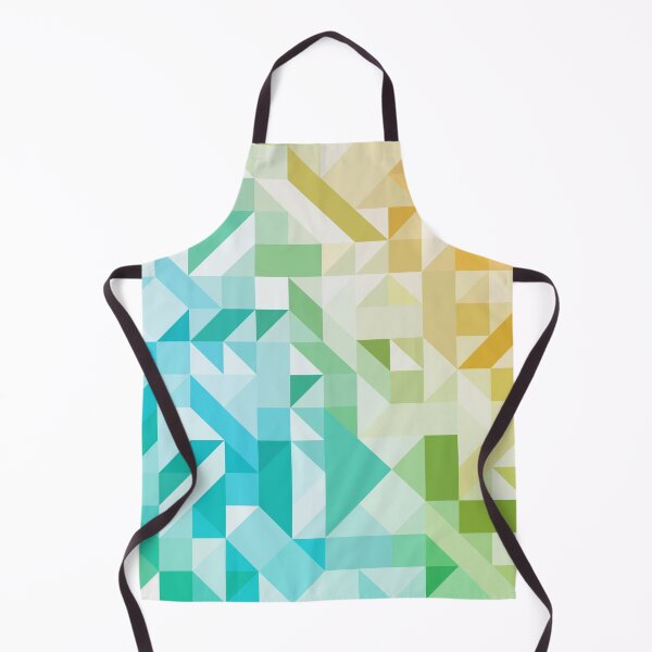 Item preview, Colorful Geometric Pattern Saturated Rainbow Pattern Design (Blue Aqua Yellow Orange Red) designed and sold by AEJdesign.
