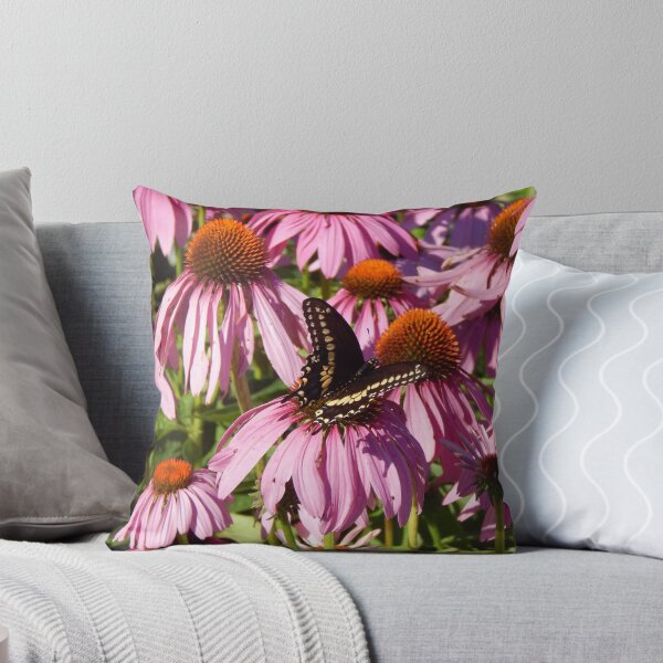 Item preview, monarch butterfy on flowers designed and sold by ARTpRtment.