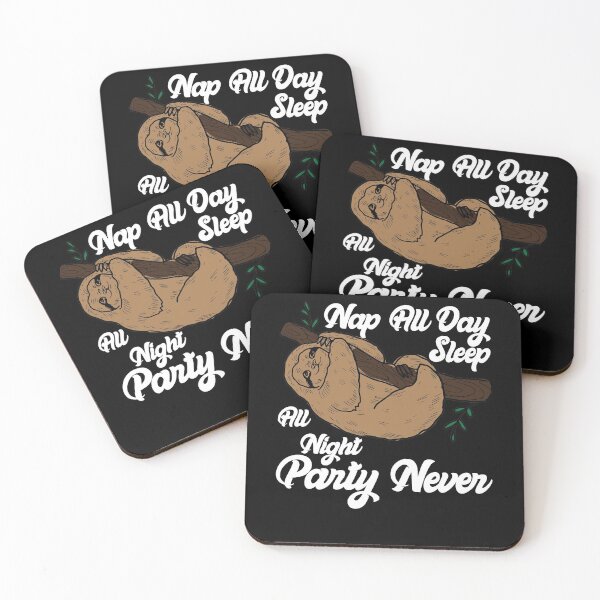 Item preview, Nap all day sleep all night party never  designed and sold by mermaidselina.