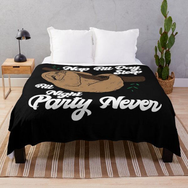 Item preview, Nap all day sleep all night party never  designed and sold by mermaidselina.