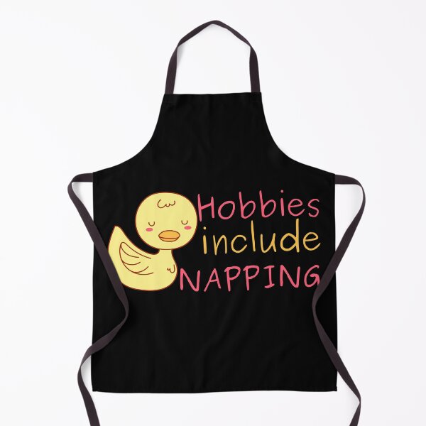 Item preview, Hobbies Include Napping Sleeping Duck Design designed and sold by SweetAndSpice.