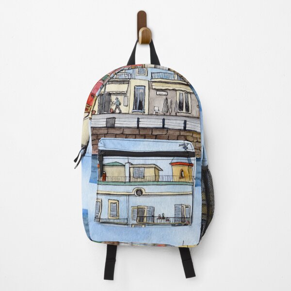 Item preview, Italian City Line Art Drawing with Watercolor designed and sold by Sandra Connelly.
