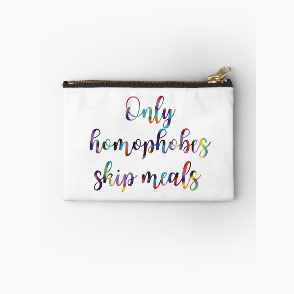 Item preview, Only Homophobes Skip Meals Eating Disorder Recovery designed and sold by GrellenDraws.