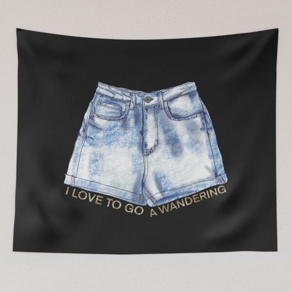 Item preview, I love to go a wandering, denims designed and sold by DebbieJoyArt.