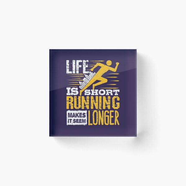 Item preview, Funny Running Joke Life Is Short Running Makes It  Seem Longer designed and sold by jaygo.