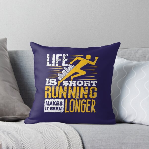 Item preview, Funny Running Joke Life Is Short Running Makes It  Seem Longer designed and sold by jaygo.