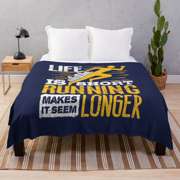 Item preview, Funny Running Joke Life Is Short Running Makes It  Seem Longer designed and sold by jaygo.