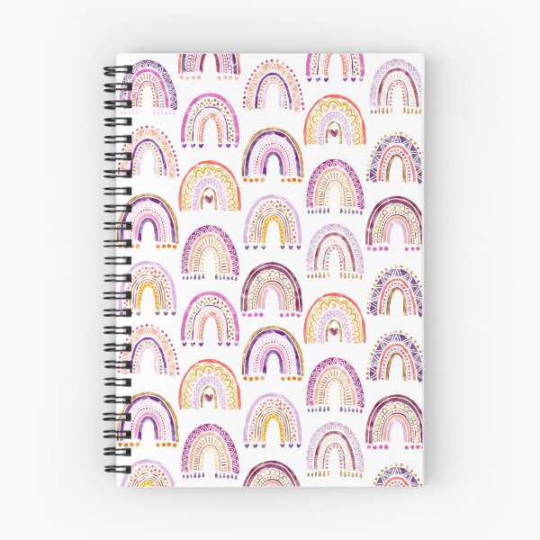 Item preview, Boho rainbow pattern, watercolor rainbow, boho rainbow, rainbow pattern, aesthetic pattern, boho pattern, good vibes designed and sold by Anaïs Illustration.