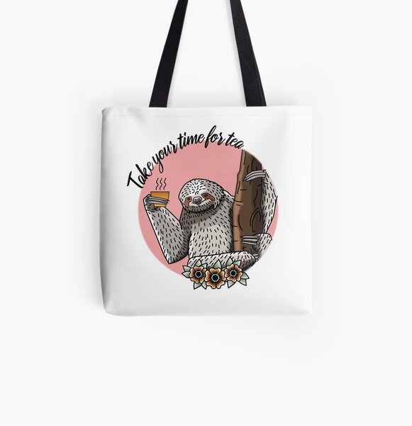 Tea relaxes body, mind and soul All Over Print Tote Bag