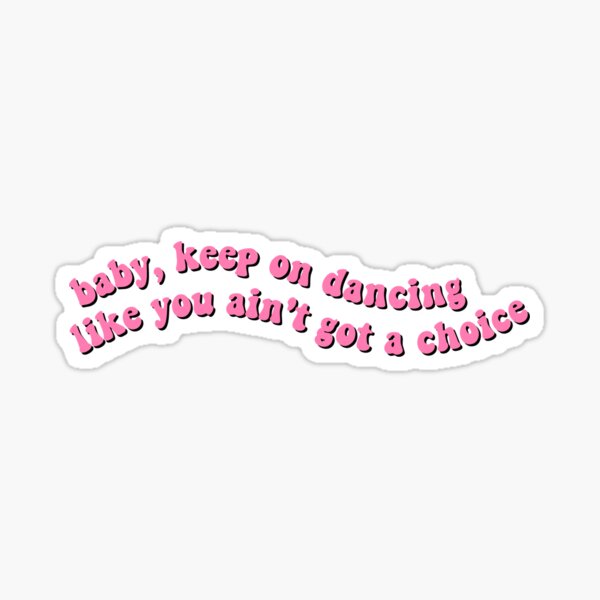 Cool Dua Lipa lyrics Sticker for Sale by mgmcghee