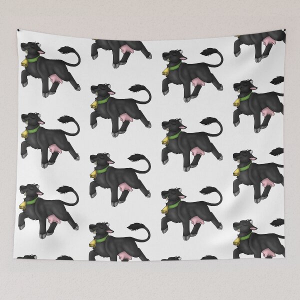 Item preview, Happy Moo: Black designed and sold by spyroid101.