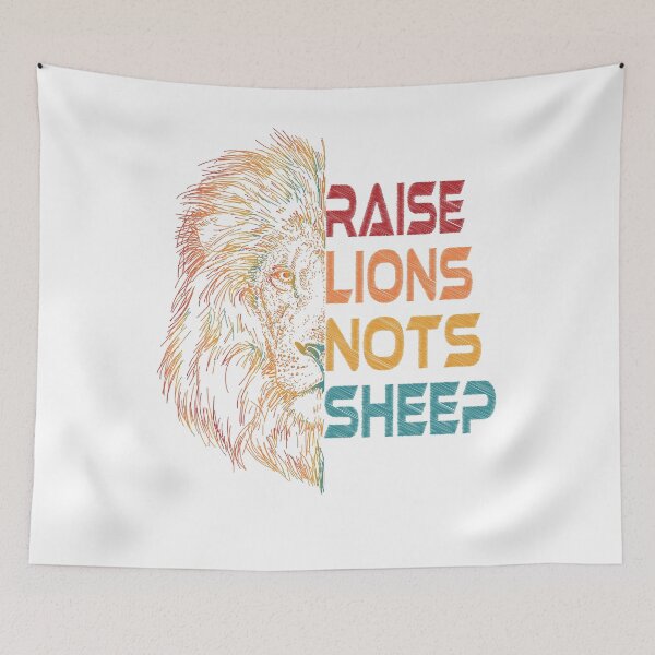 Item preview, Raise lions not sheep designed and sold by UrahGo.