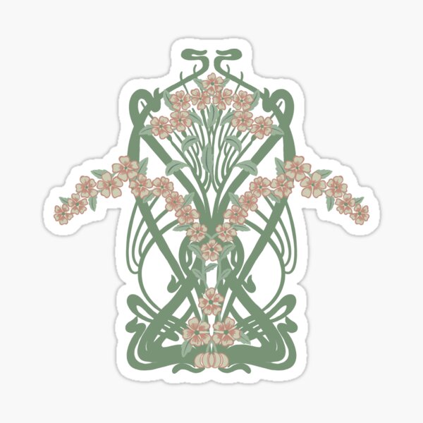 Item preview, Art Nouveau Spring Garland designed and sold by MeganSteer.