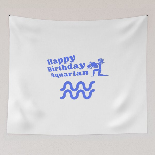 Item preview, Happy Birthday Aquarian designed and sold by Jack Cox.