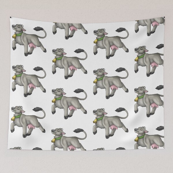 Item preview, Happy Moo: Grey designed and sold by spyroid101.