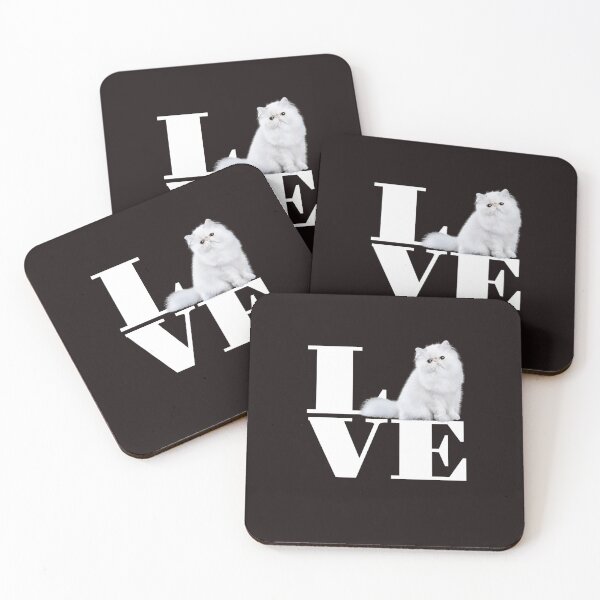 Item preview, White persian love  designed and sold by WildCreation.